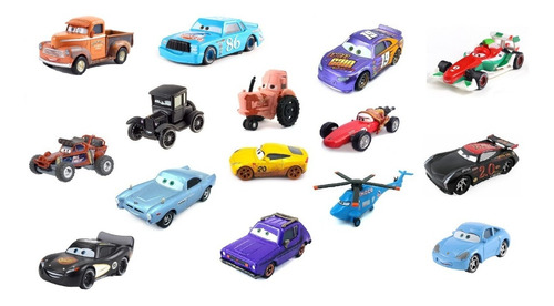 Disney Cars Vehículo De Metal Rayo Mcqueen Y Varios