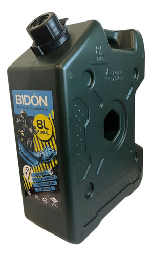 Bidon Combustible 8 Litros C/pico -auto -moto -lancha Roan