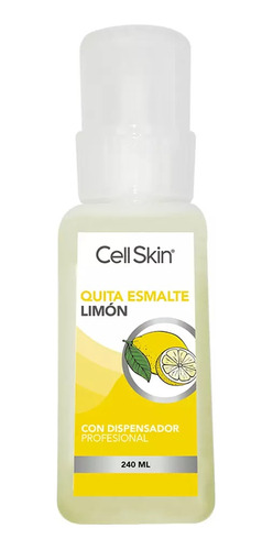 Cell Skin Quitaesmalte Profesional Limon 240ml