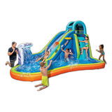 Tobogán Acuático Gigante Inflable - Gran Piscina Para Niños 