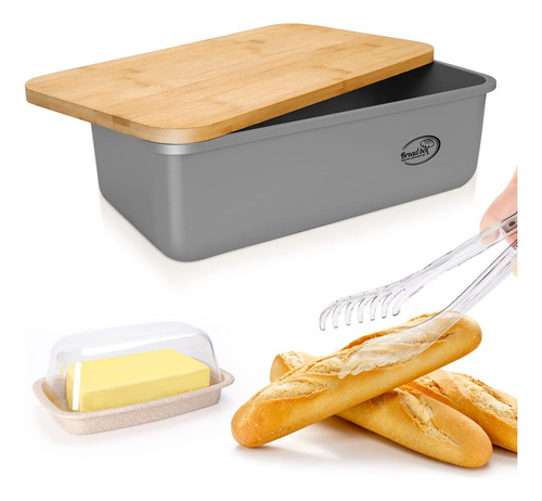 Midyb Panera Para Encimera De Cocina, Recipiente Para Pan Co