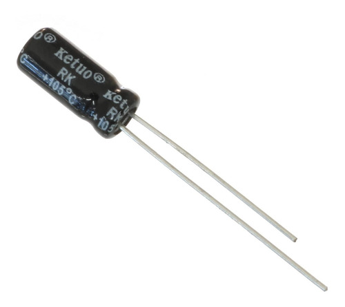 100 * Capacitor Eletrolítico 22uf 50v 105ºc 5x11mm Ketuo