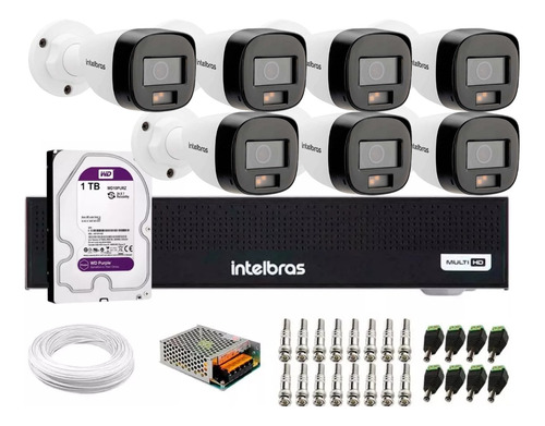 Kit Intelbras 7 Vhd 1220b Full Color G7 Dvr 3008c C/hd 1tb