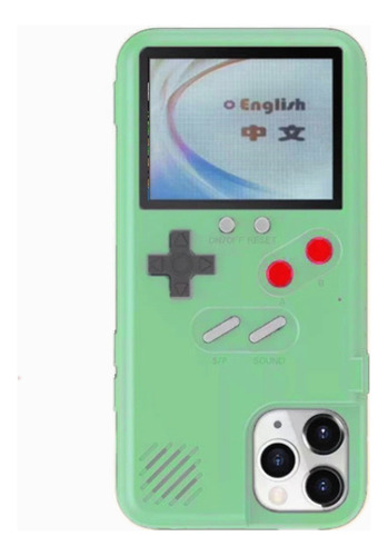 Capa Game Boy Com Tela Colorida Para iPhone 11 12 13