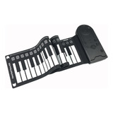 Piano Electrónico Enrollable Flexible Y Portátil, 49 Teclas,