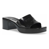 Sandalia Steve Madden Halston Black Dama