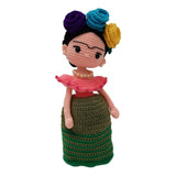 Muñeca Frida Kahlo Tejida En Crochet