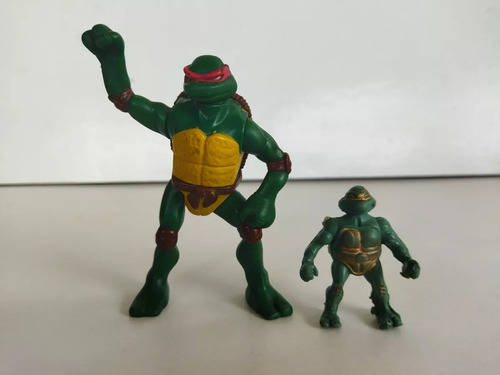 Tortugas Ninja Figura Tmnt Rafael Y Mini  Teenaje Turtle