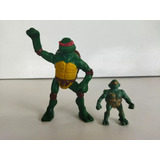 Tortugas Ninja Figura Tmnt Rafael Y Mini  Teenaje Turtle