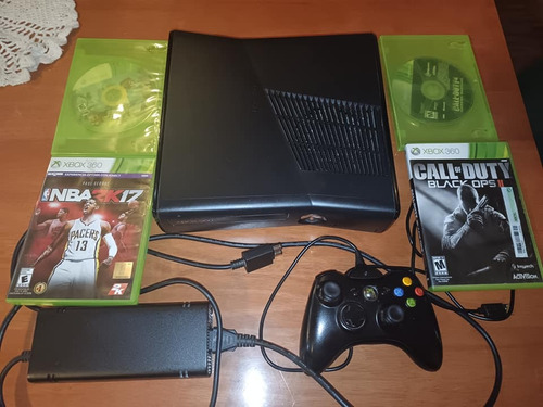 Xbox 360 Más Juegos + 1 Control + Llegar Y Jugar 20 Juegos!!