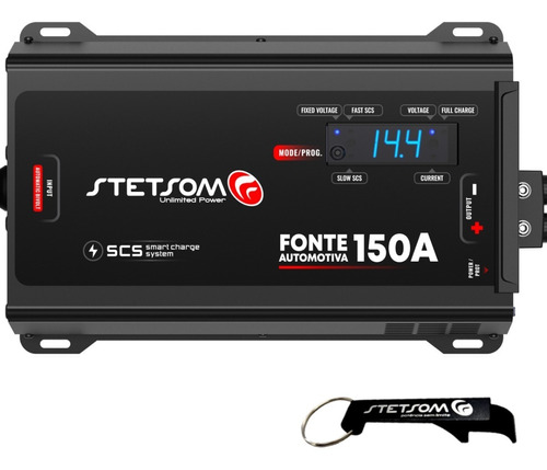 Fonte Automotiva 150a Stetsom Carregador Tp Jfa Modelo Full