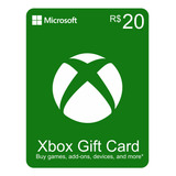 Xbox Live Cartão R$ 20,00 Reais Gift Microsoft Points Brasil