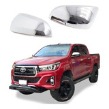 Carcasa De Espejo Cromo Hilux 2016 2017 2018 2019 2 Pzas