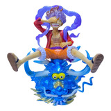 Figura De Acción Monkey D. Luffy Gear 5 Y Kaido Dragon Azul