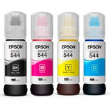 Tinta Epson 544 4 Colores Para L1110 L3110 L3150 L5190 Origi