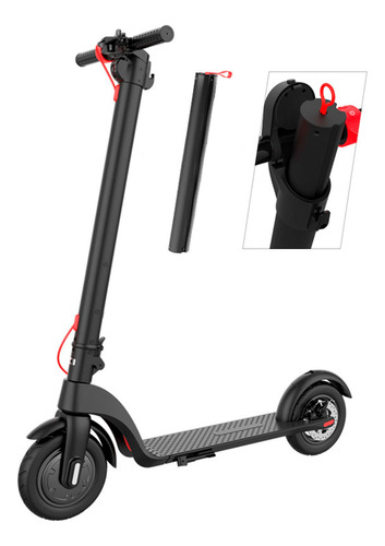 Scooter Eléctrico Batería Extraíble Moboss X7 25km/h Luz Led