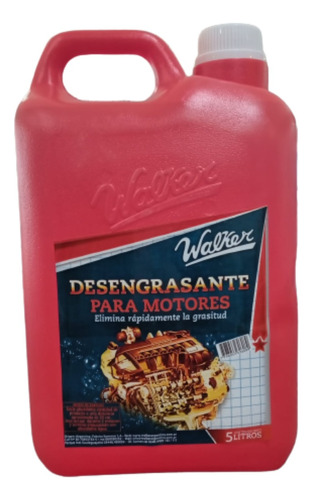 Desengrasante Limpiador Liquido Lava Motores Walker 5lts