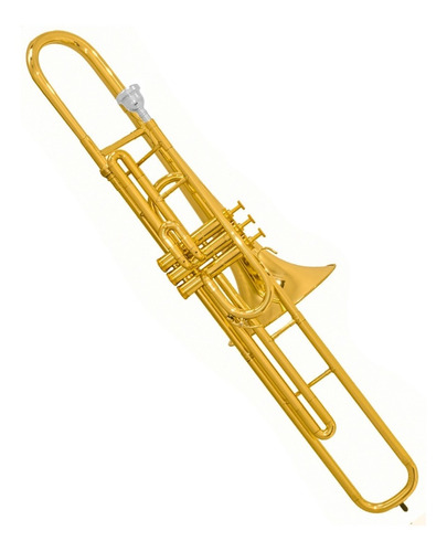 Trombone De Pisto Hs Musical S761 Laqueado (sib)