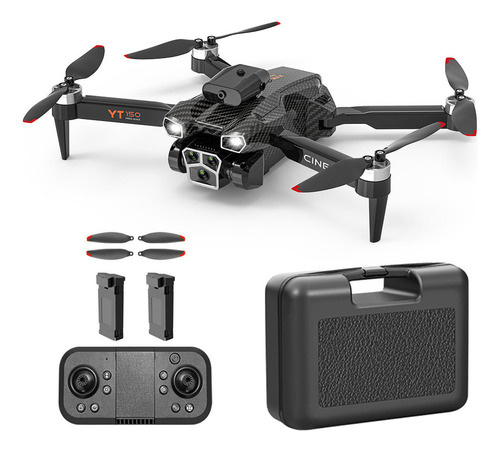  Dron Xt84k1c-bk2 Con Cámara Profesional 4k + 2 Baterías