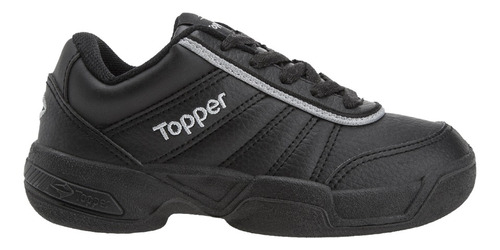 Zapatillas Topper C Tennis Tie Break Ii Kids Niño Ng/gr