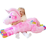 Juguete De Peluche De Unicornio Gigante Suaves 43 Pulgadas