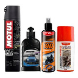 Kit Limpieza Motos 4 Productos Mantenimiento