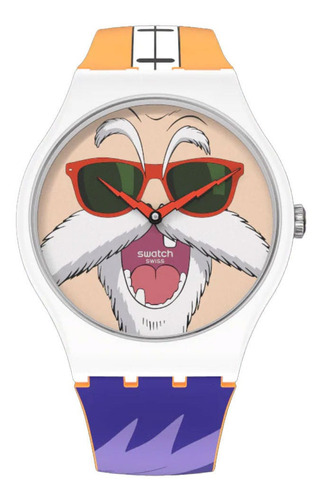 Reloj Swatch Maestro Roshi Kamesennin X Swatch Dragon Ball Z
