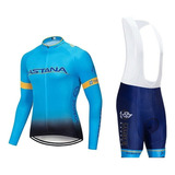 Uniforme Bicicleta Manga Larga Equipos Deportivos Ciclismo 