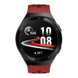 Huawei Watch Gt 2e 1.39  Caja 46mm De  Metal Y Plástico  Black Stainless Steel, Malla  Lava Red De  Tpu Hct-b19