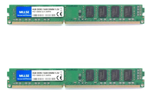 Memória Ddr3 4gb 1600mhz Mllse Pc (lga 775 1156 1155 1150)