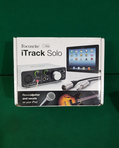 Interfaz De Audio Para iPad/mac  Focusrite Itrack Solo 