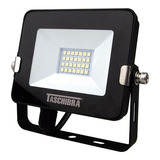 Refletor Holofote De Led Taschibra Preto 20w Luz Quente 110v