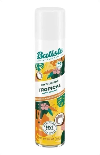 Batiste Shampoo En Seco Dry Tropical 