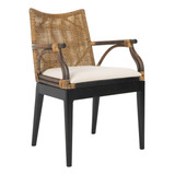 Safavieh Home Gianni Rattan Tropical - Silla Con Brazos Tej.