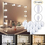 Luces Para Espejo Tocador Maquillaje 10 Led Bombillas