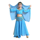 General Set De Disfraz De Danza India Para Niños Sari