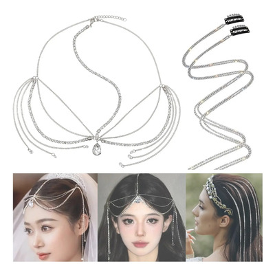 Princesa Boda Accesorio Tiara Cabello Novia Peinado Diamante | MercadoLibre