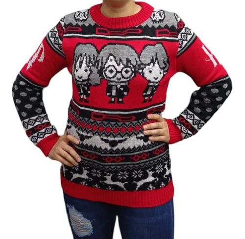 Suéter Navideño Harry Potter, Ugly Sweater Harry Potter