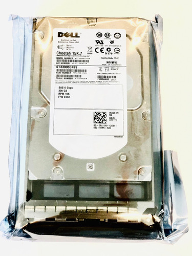 Hard Disk 300gb Dell 6g 15k 3.5 Sas - 0f617n - St330000657ss