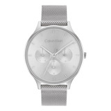 Reloj Calvin Klein Timeless 2h Para Mujer 25200104 Plateado