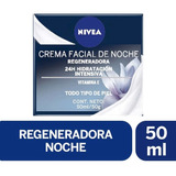 Nivea Essentials Crema Facial De Noche Regeneradora X 50gr