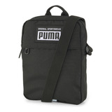 Mariconera Puma Academy Ajustable Poliéster Bandolera Color Negro