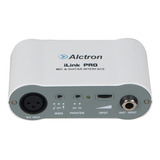 Interface De Áudio Ilink Pro Alctron Conexão P3 Para Ios