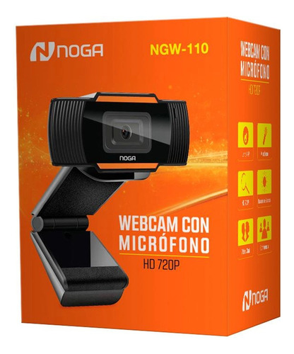 Camara Web Noga Hd Webcam 720p Microfono