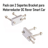 2 Soporte De Aluminio Para Motorreductor Dc Smart Car Aduino