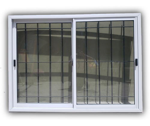 Ventana De Aluminio 150x110 Con Reja