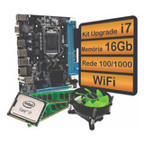 Kit Upgrade Intel Core I7 2600k Placa Mãe1155 Mem 16gb Novo!