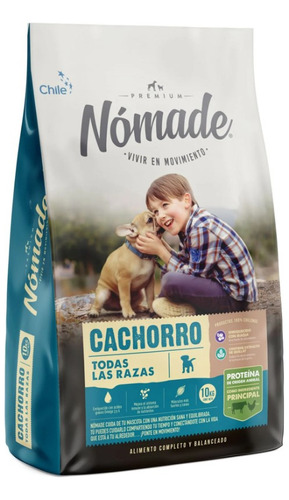 Alimento Premium Nomade Perro Cachorro 10 Kg