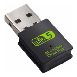 Adaptador Usb Wifi Bluetooth, 600 Mbps De Doble Banda De 2.4