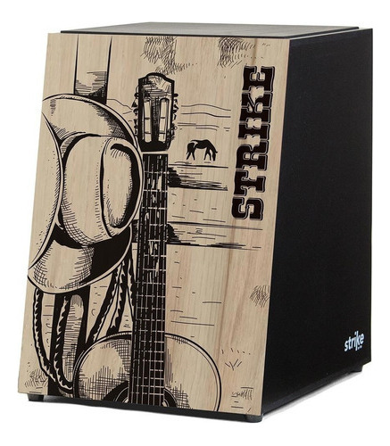 Cajon Fsa Strike Sertão Sk4042 Acústico